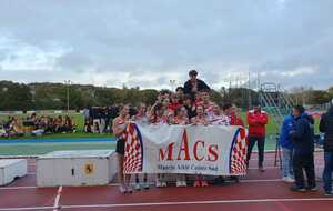 19 oct 2025 - le MACS 3ème des Championnats de France interclubs U20 à St-RENAN
